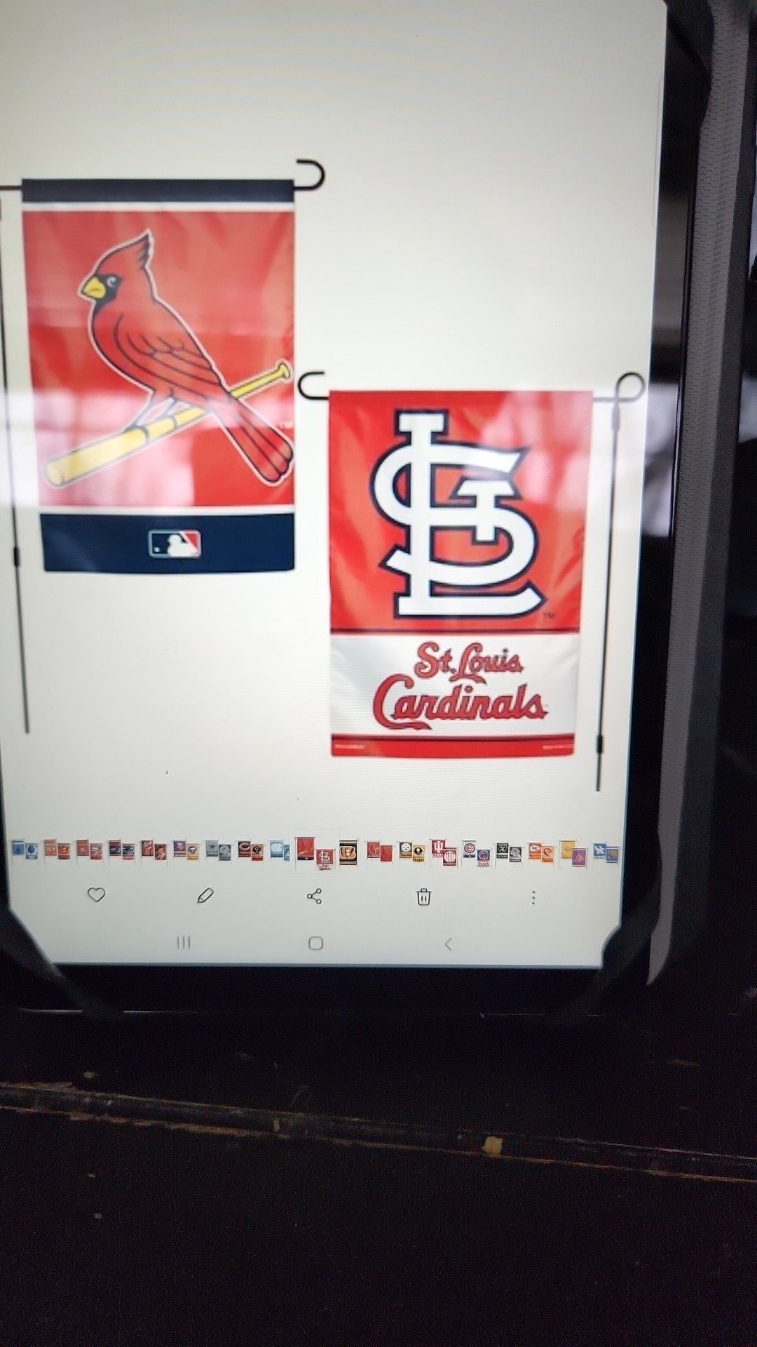 ST. LOUIS CARDINALS GARDEN FLAG