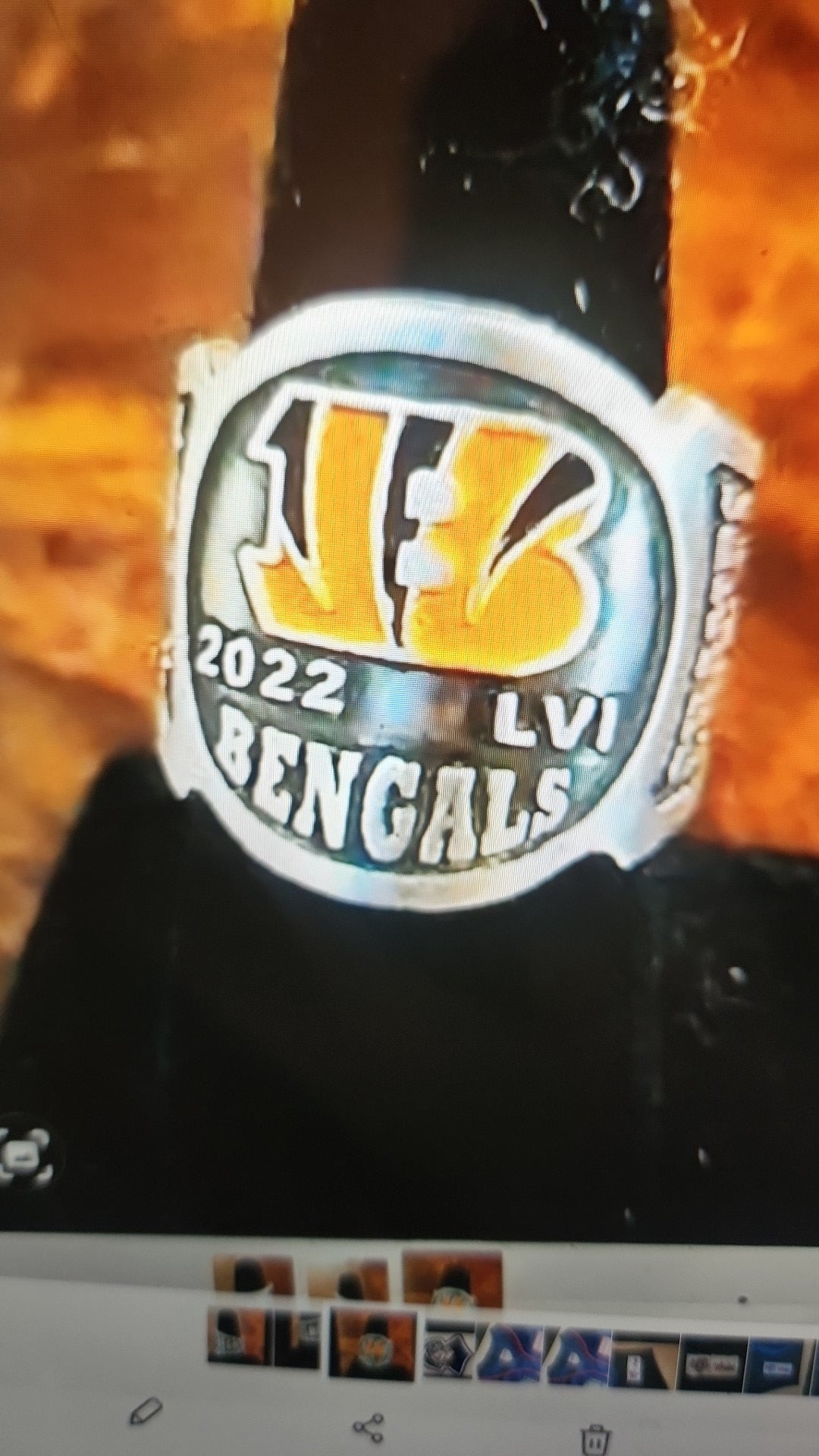 BENGALS 2022 AFC CHAMP RING