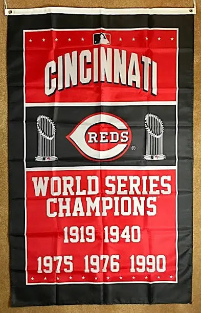 Reds MLB CHAMPIONSHIP FLAG