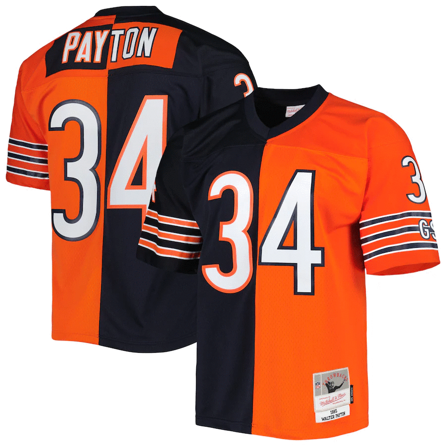 Payton Bears half and half jersey