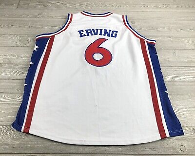 ERVING WHITE NBA JERSEY