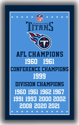 TITANS AFC CHAMPIONSHIP FLAG