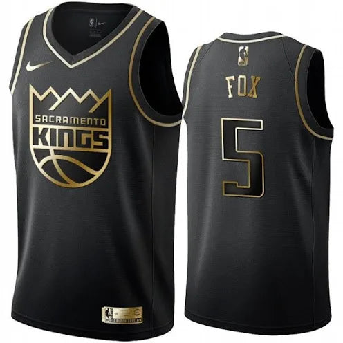 NBA KINGS FOX BLACK JERSEY