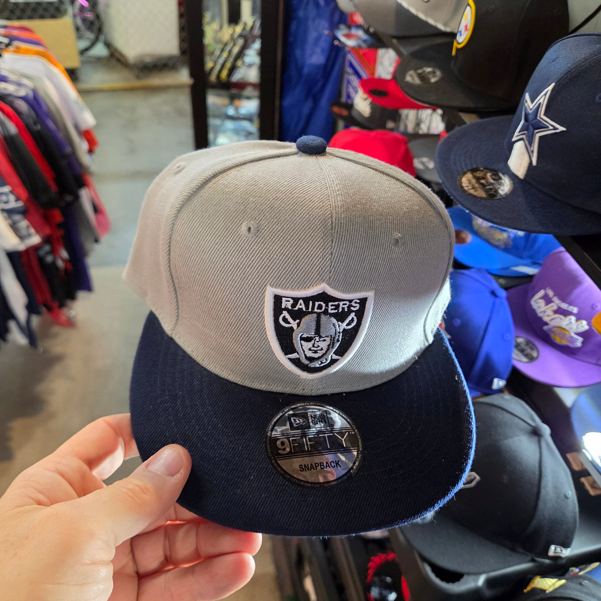 Raiders Grey Team Hats