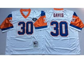 DAVIS RETRO SUPER BOWL WHITE JERSEY