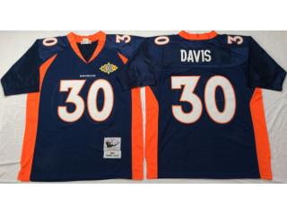 DAVIS RETRO SUPER BOWL BLUE JERSEY