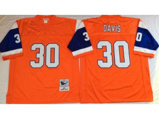 DAVIS RETRO SUPER BOWL ORANGE JERSEY