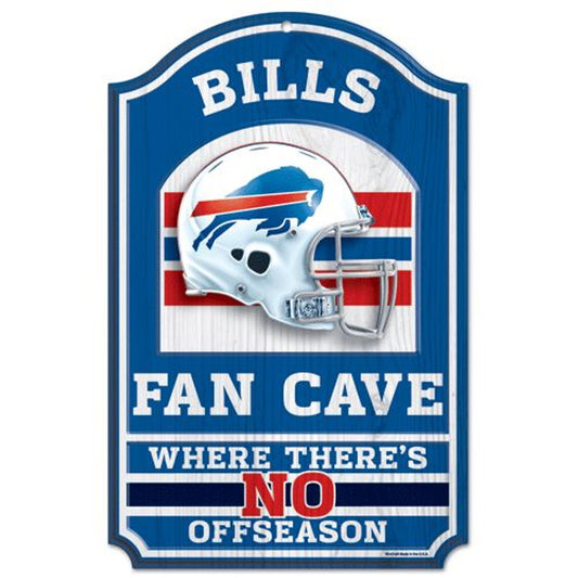 Bills Wooden Fan Cave Sign