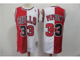 Pippen half & half Mitchell & Ness Bulls Jersey