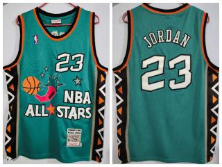 Jordan Aqua Mitchell & Ness Bulls ALL-STAR JERSEY