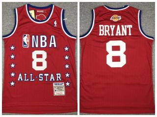 Kobe Bryant Red Lakers ALL STAR Jerseys