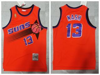 Nash Orange Mitchell &Ness  Suns Jersey
