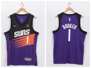 BOOKER NBA SUNS PURPLE JERSEY