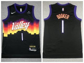 BOOKER NBA SUNS BLACK CITY JERSEY