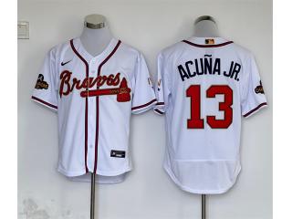 ACUNA JR WHITE JERSEY