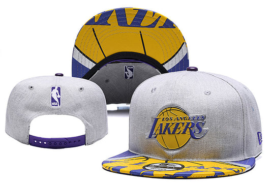 LAKERS GREY NBA HAT