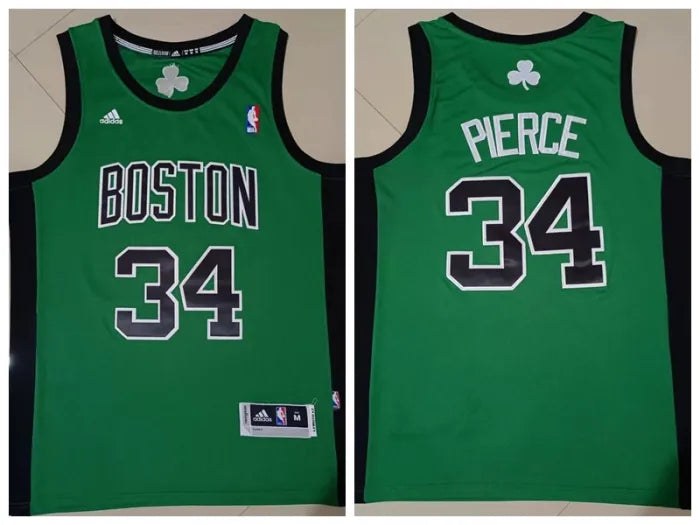 Pierce Green & Black Adidas Celtics Jersey