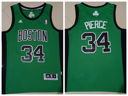 Pierce Green & Black Adidas Celtics Jersey