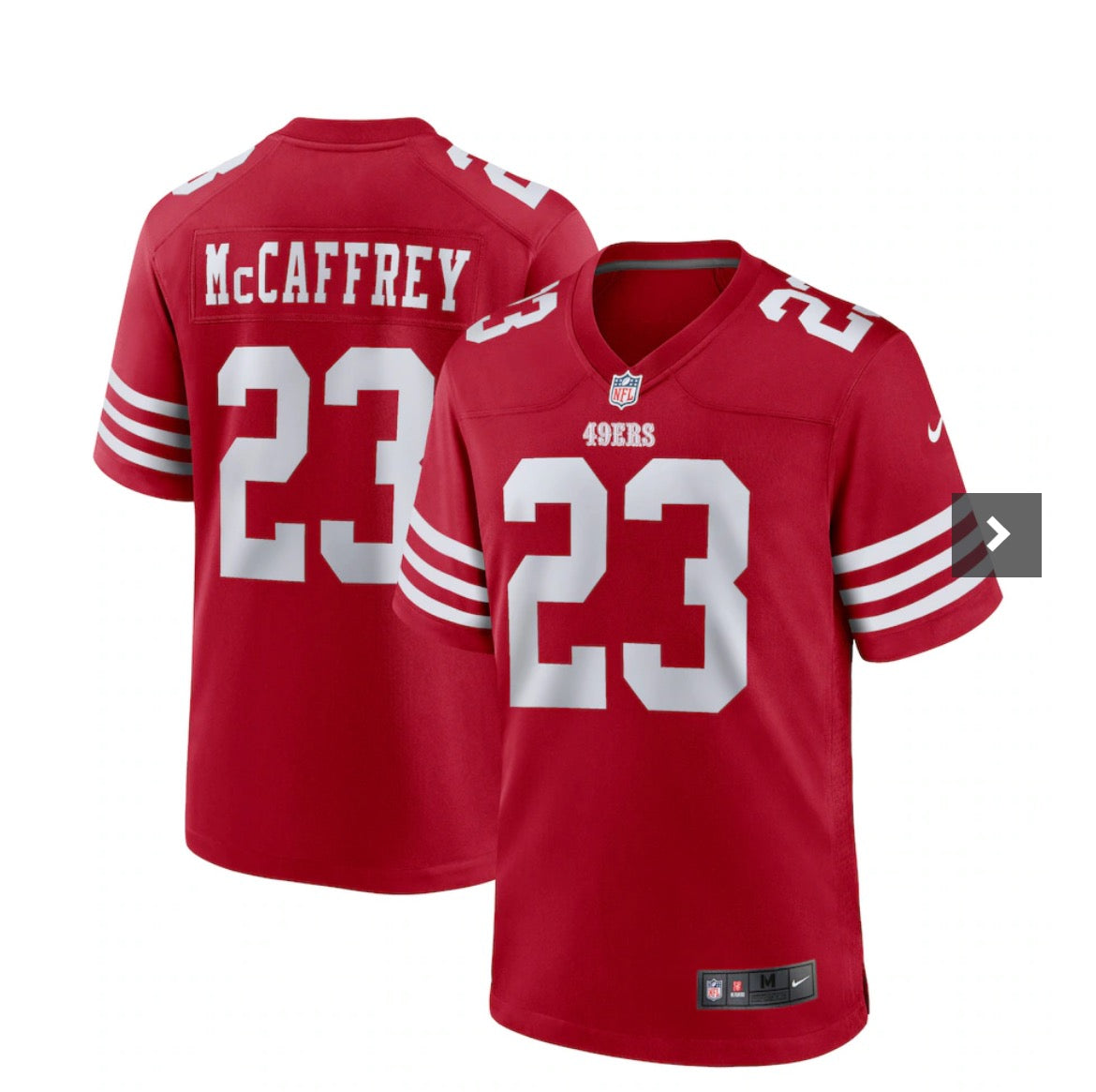 McCaffrey Red Jersey