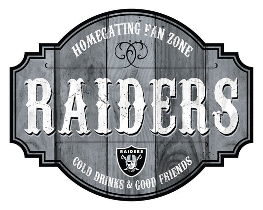 Raiders Wooden Homegating Sign