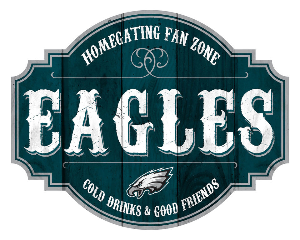 Eagles Homegating Wooden Sign