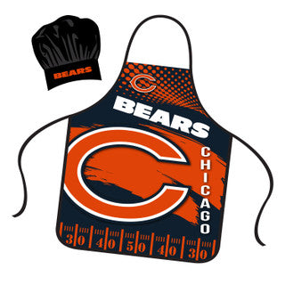 Bears NFL Apron and Chef Hat Set