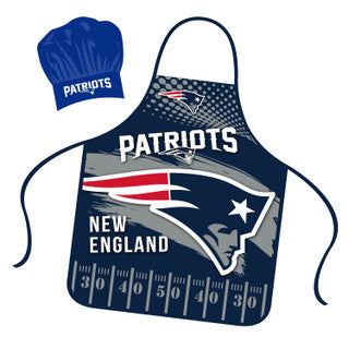 Patriots NFL Apron and Chef Hat Set