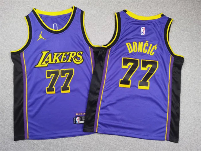 LAKERS DONCIC MIX PURPLE JERSEY