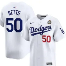 Betts White Dodgers Jersey