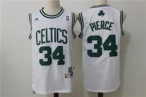 Pierce White Adidas Celtics Jersey