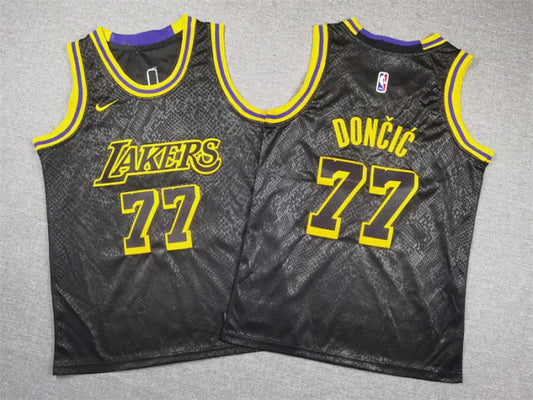 Lakers Doncic Black Jersey