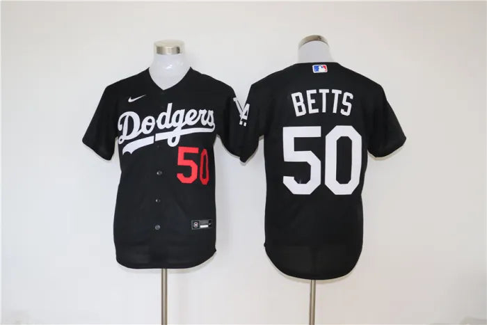 Betts Black Dodgers Jersey
