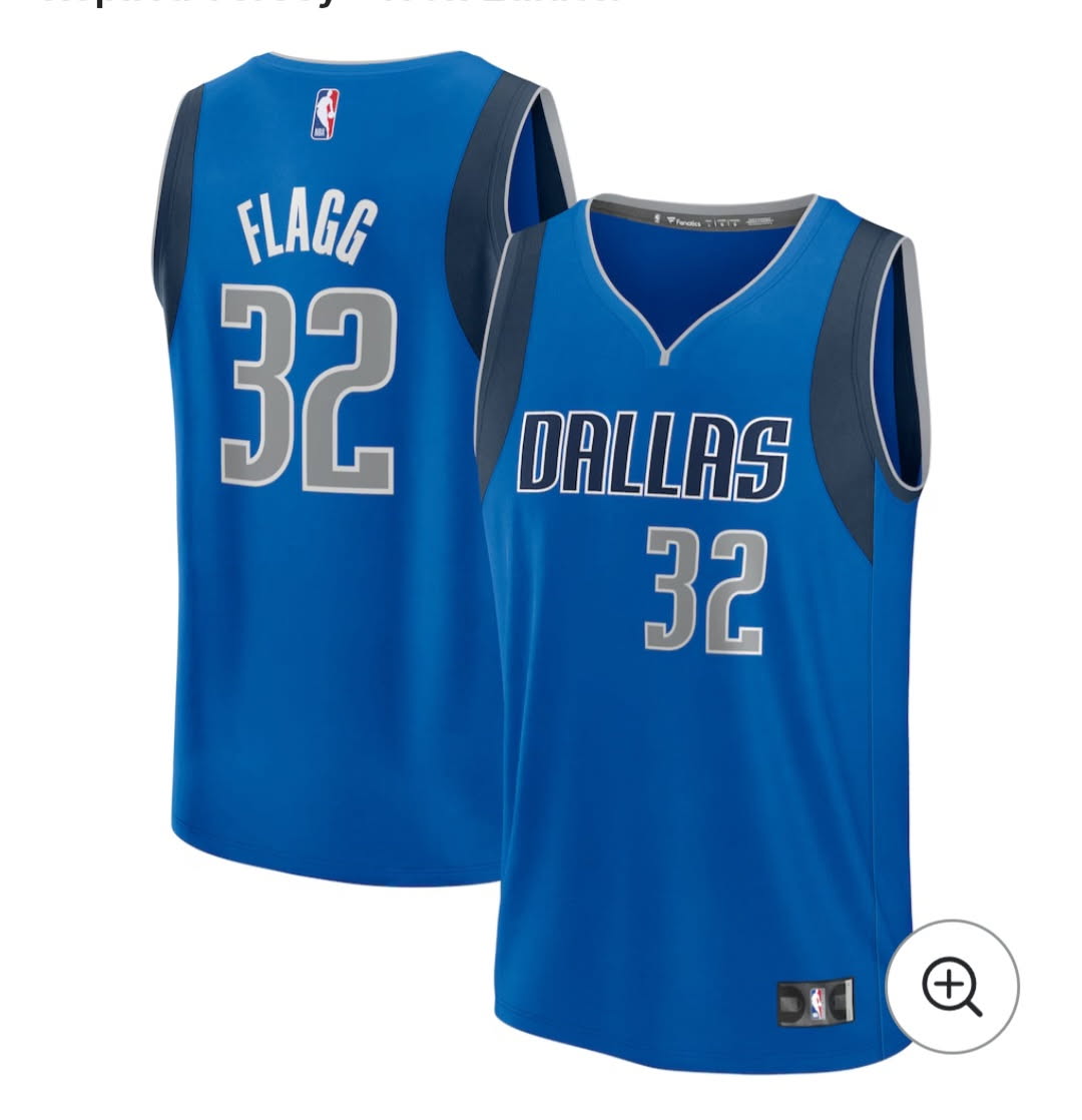Flagged Blue Mavericks Jersey