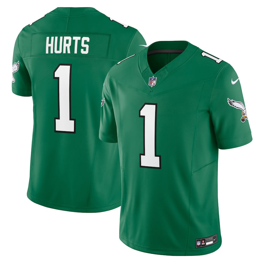 EAGLES HURTS KELLY GREEN JERSEY