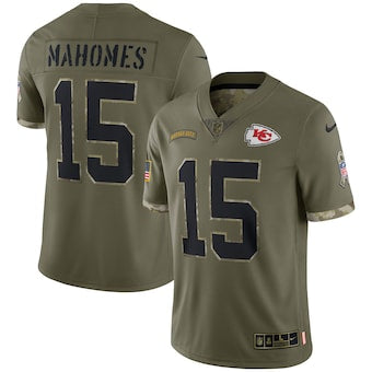 MAHOMES NFL SALUTE THE TROOPES JERSEY