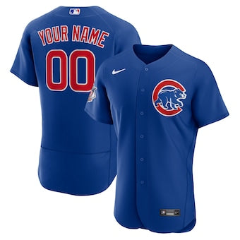 CUBS BLUE MLB CUSTOMIZED JERSEY