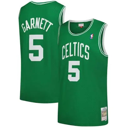 Garnett Green Mitchell & Ness Celtics Jersey
