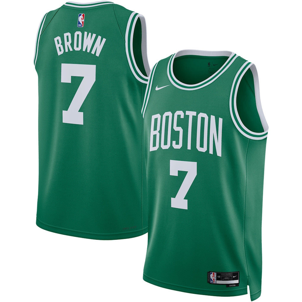 Brown Green Celtics Jersey