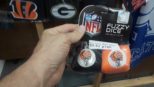 BENGALS CAR DICE