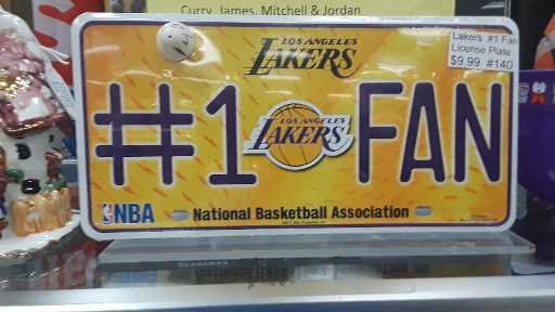 LAKERS #1 FANS PLATE