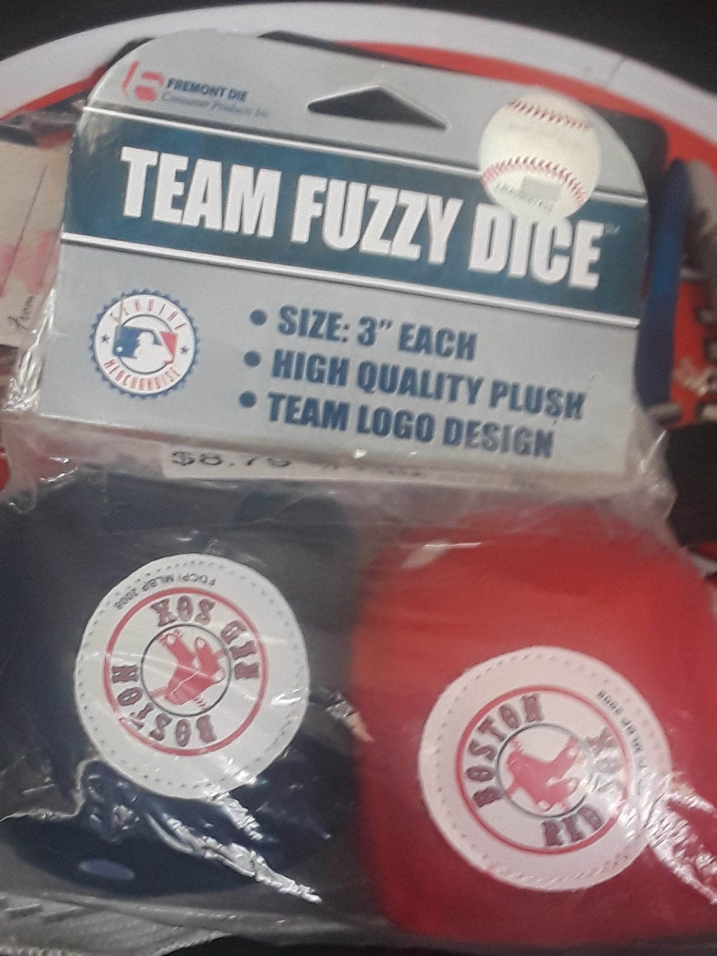 RED SOX CAR DICE