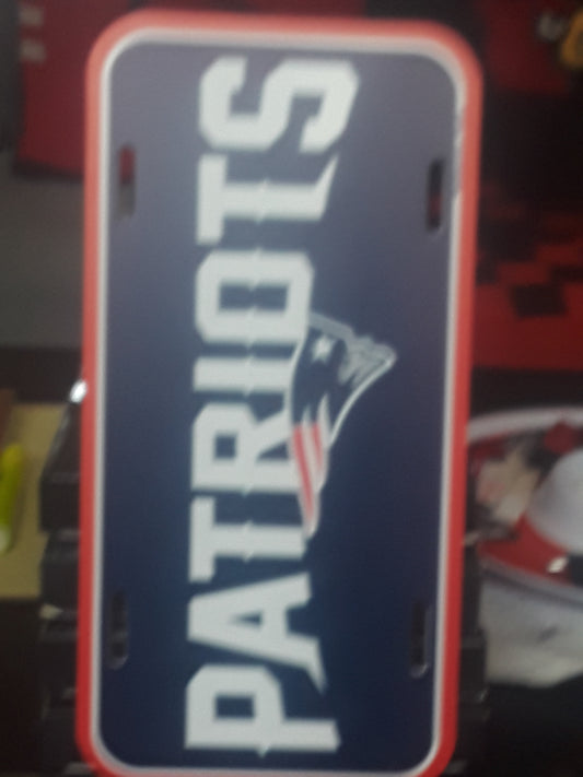 PATRIOTS LICENSE PLATES