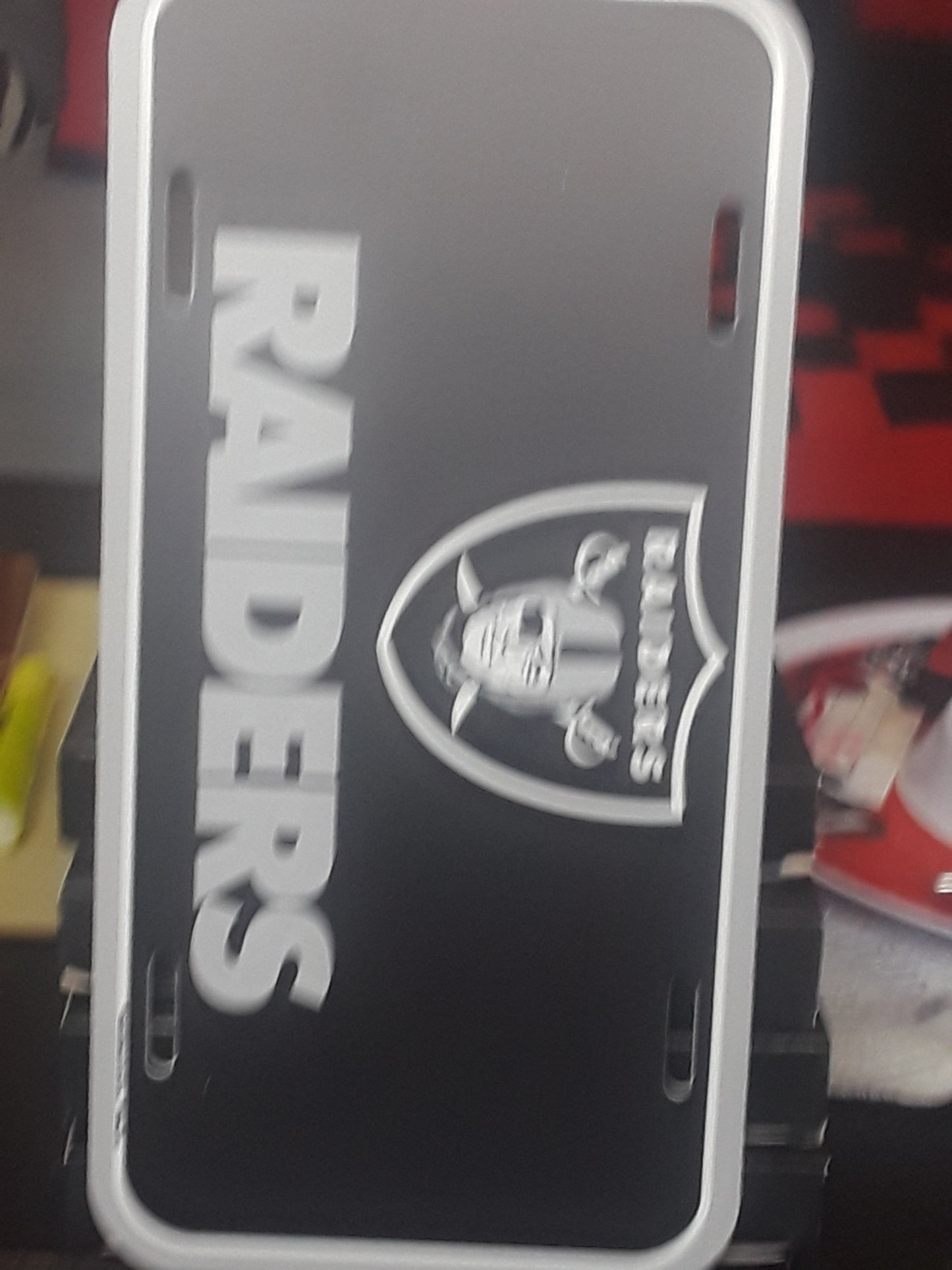 RAIDERS LICENSE PLATES