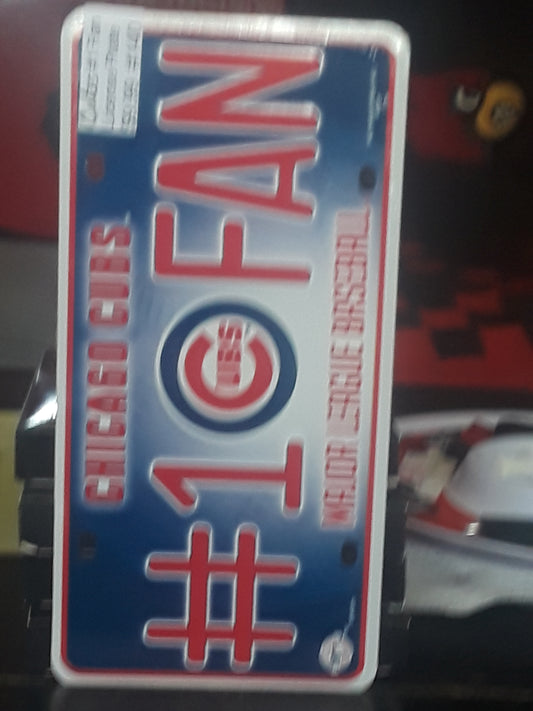 CUBS #1 #1FAN PLATE