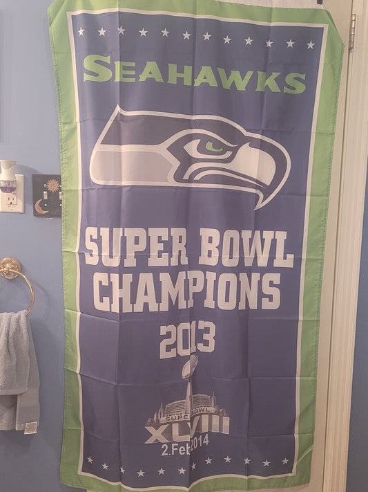 SEAHAWKS SB FLAGS