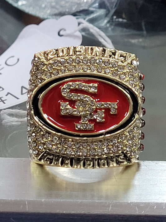 S F 49ERS 2019 NFC CHAMP RING
