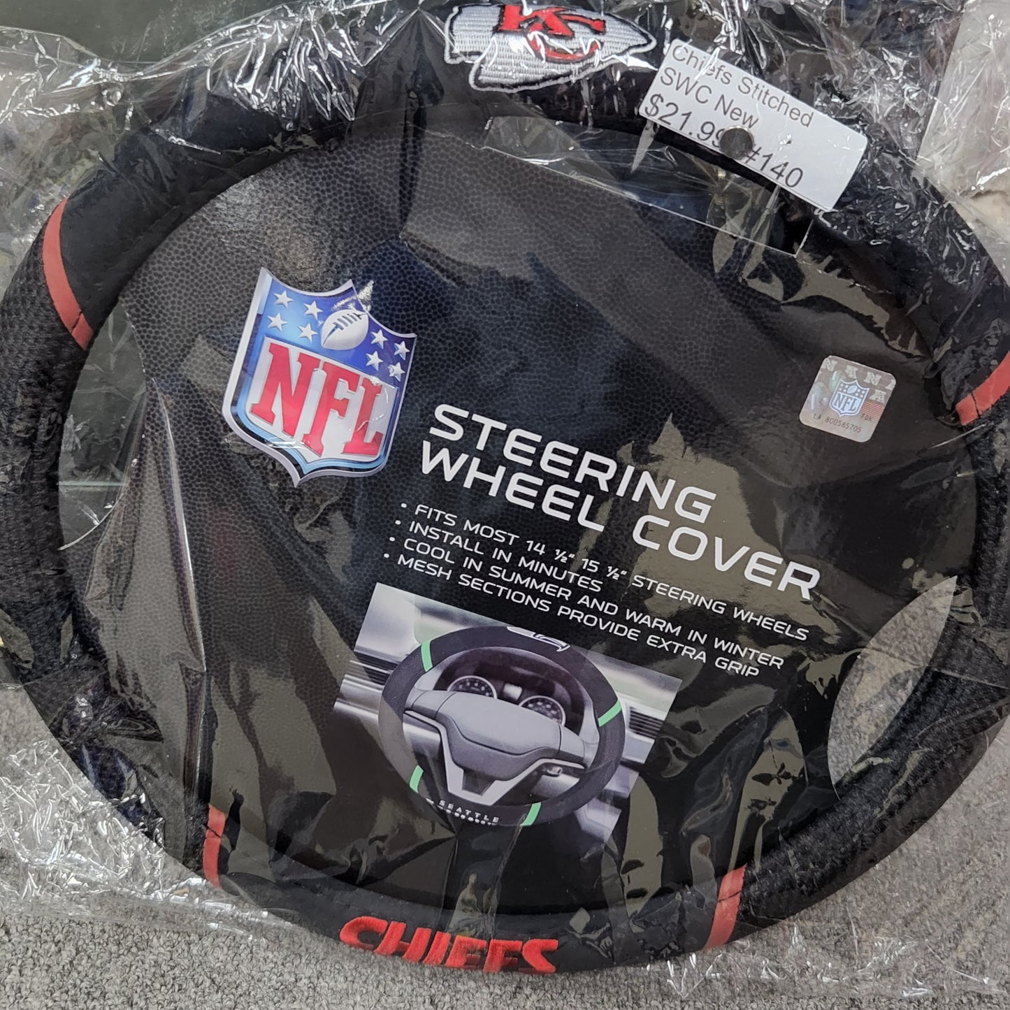 CHIEFS Steering Wheel Cover