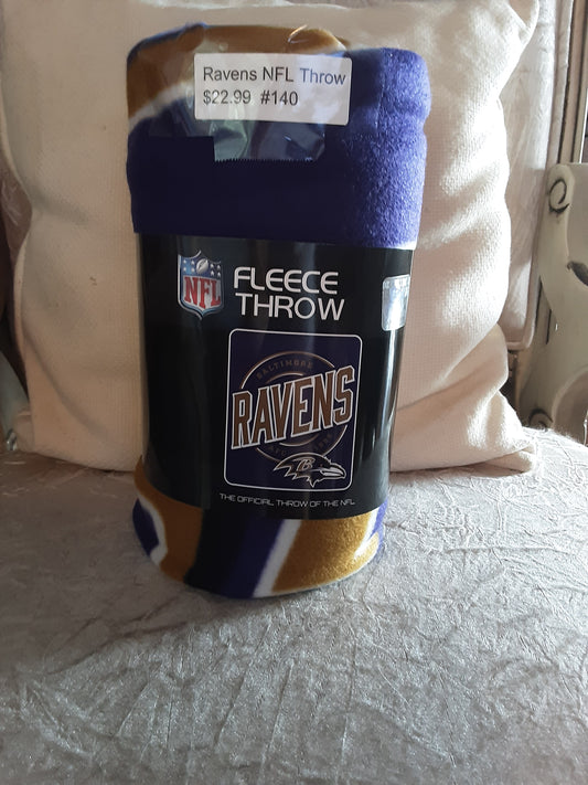 RAVENS NFL FLEECE THROWS