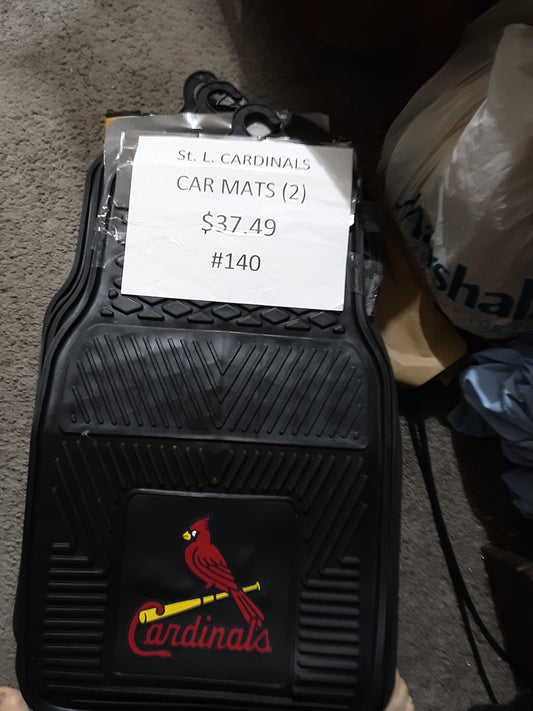 ST. LOUIS CARDINALS Set of 2 Heavy Duty Car Mats