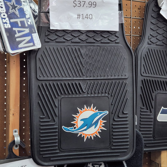 DOLPHINS Set of 2 Front Heavy Duty Car Mats